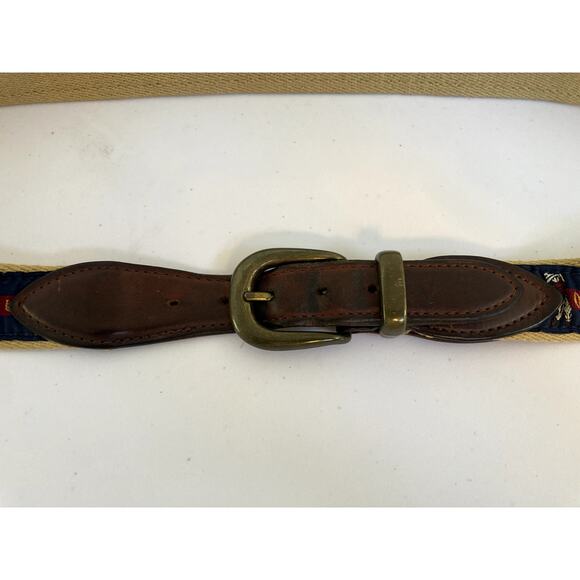 PGA PINEHURST GOLF CLUB BELT US OPEN 2005 YRI Mens Leather 34/85 Embroidered - Picture 5 of 15
